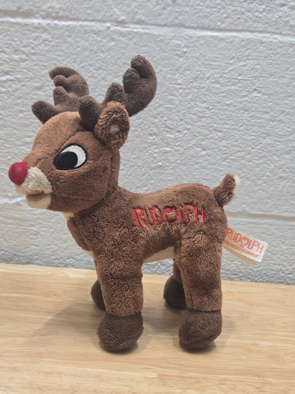 2009 Dan Dee Rudolph Red Nosed Reindeer Plush 9" Christmas Stuffed Animal